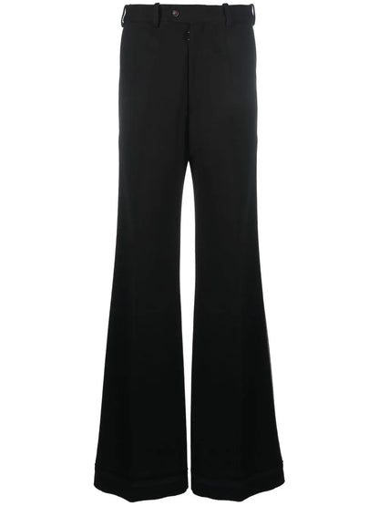 Milano-Stitch Flared Trousers
