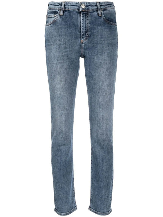 High-Rise Straight-Leg Jeans