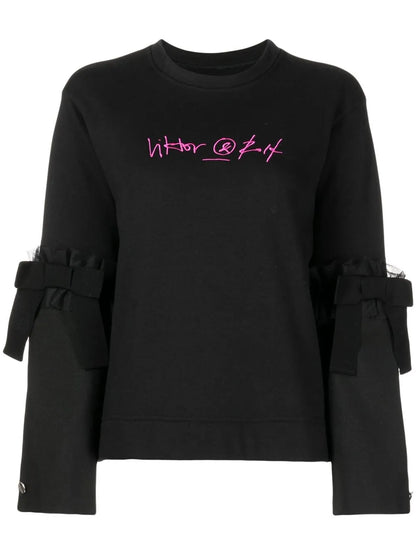 Embroidered-Logo Detail Sweatshirt