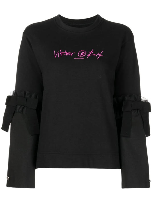 Embroidered-Logo Detail Sweatshirt