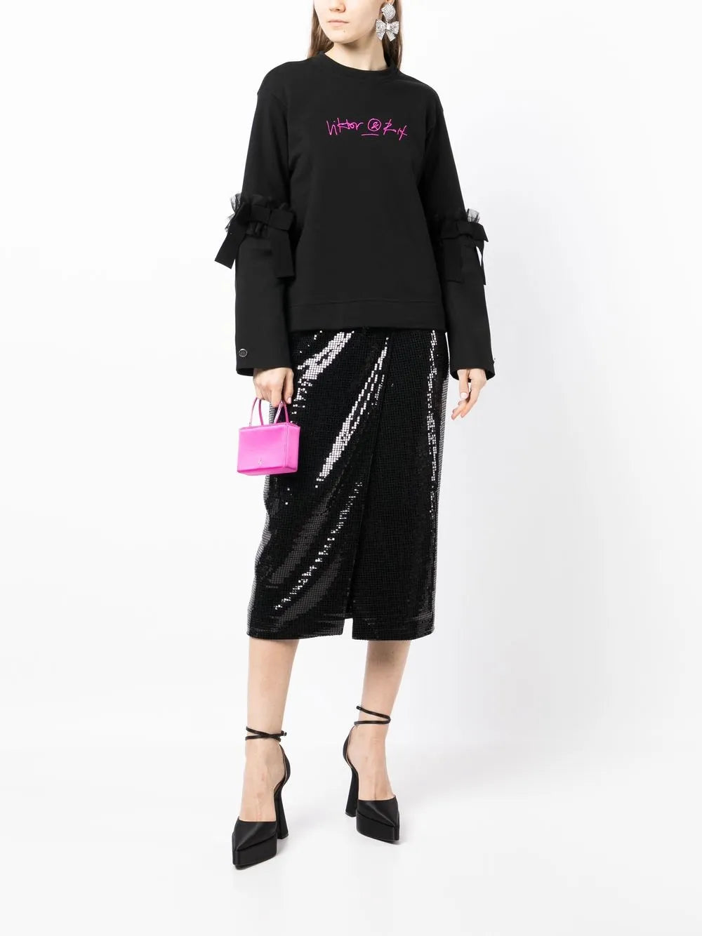 Embroidered-Logo Detail Sweatshirt