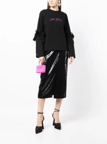 Embroidered-Logo Detail Sweatshirt