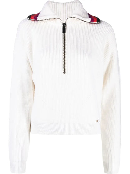 Wool Zipped Jumper