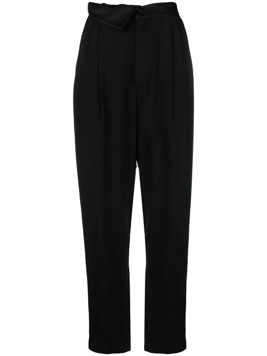 Straight-Leg Tailored Trousers