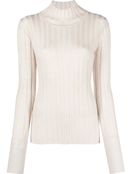 Long-Sleeve Knitted Top