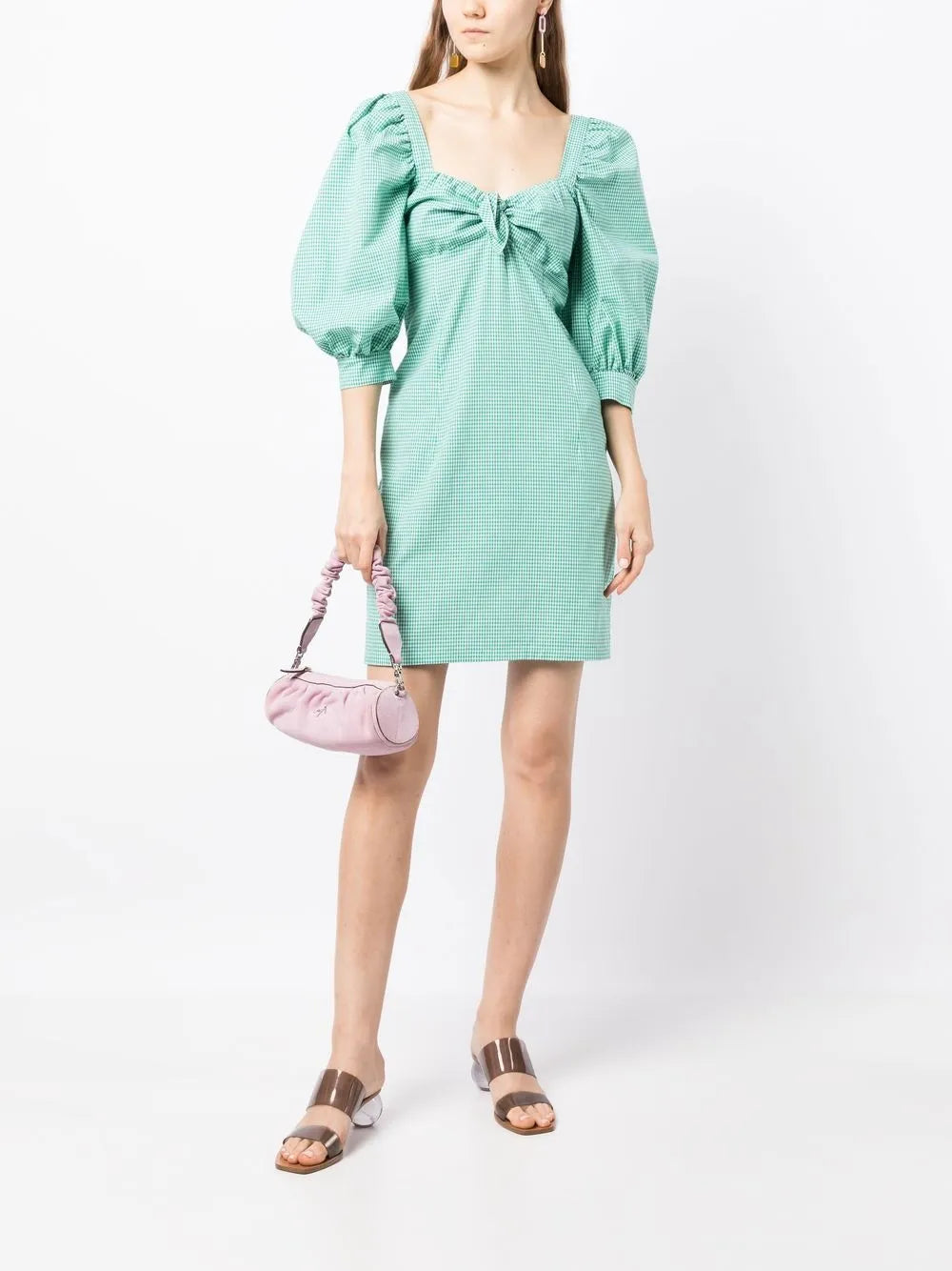 Milla Puff-Sleeves Mini Dress