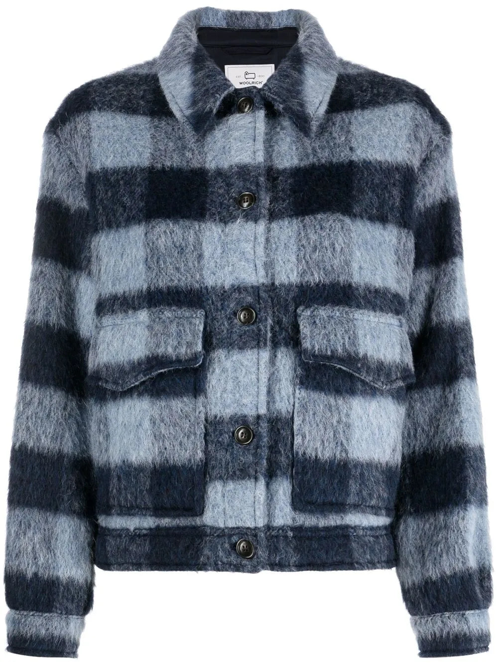 Fringed-Detail Shirt Jacket