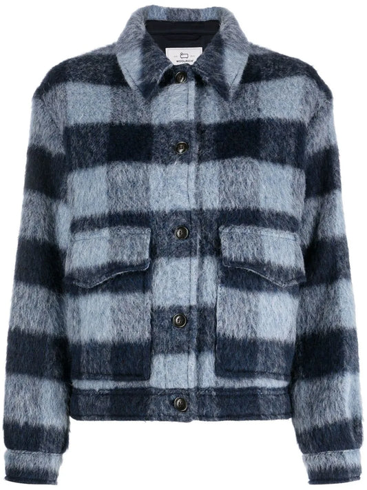Fringed-Detail Shirt Jacket