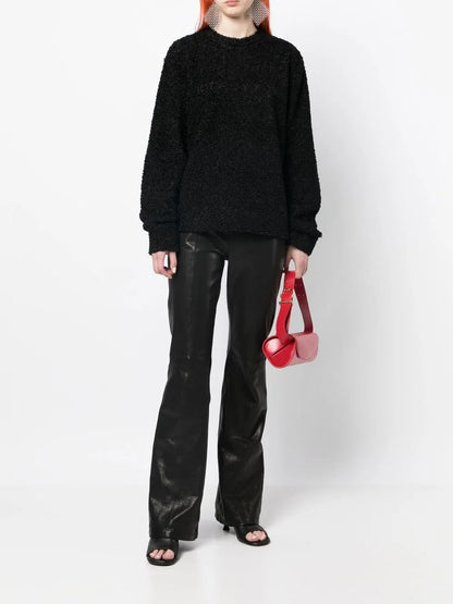 Crew-Neck Brushed Sweatshirt