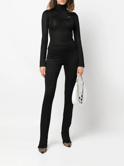 Skinny Ankle-Zip Trousers