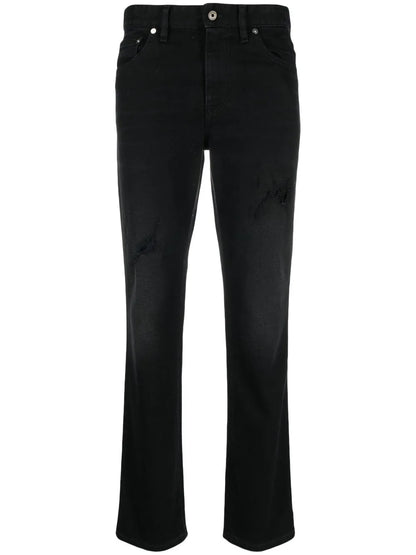 High-Rise Straight-Leg Jeans