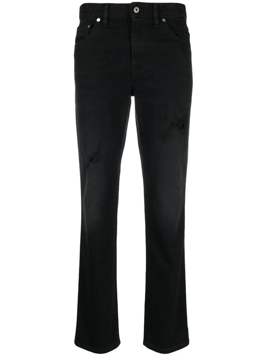 High-Rise Straight-Leg Jeans