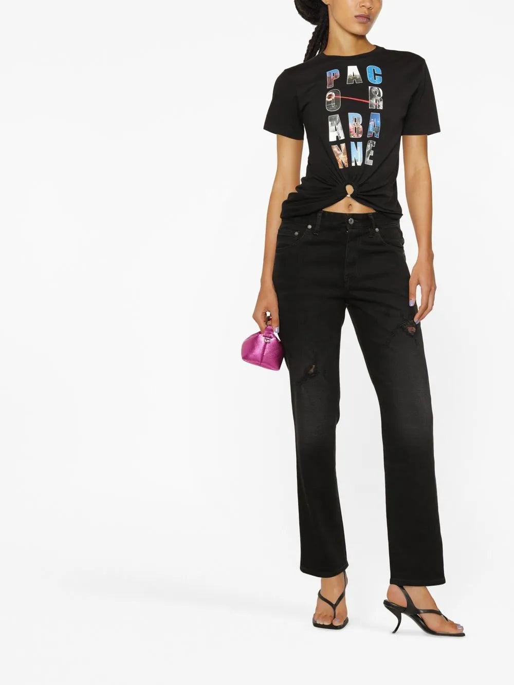 High-Rise Straight-Leg Jeans