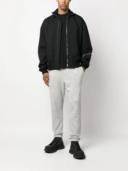 Logo Pattern Track Pants
