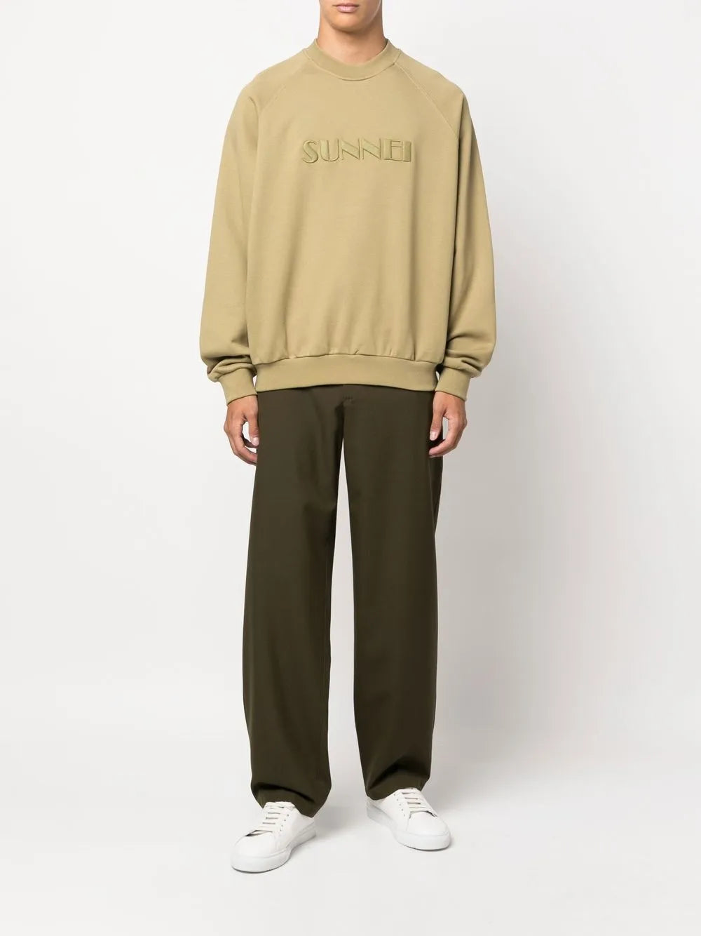 Logo-Embroidered Crew-Neck Sweatshirt