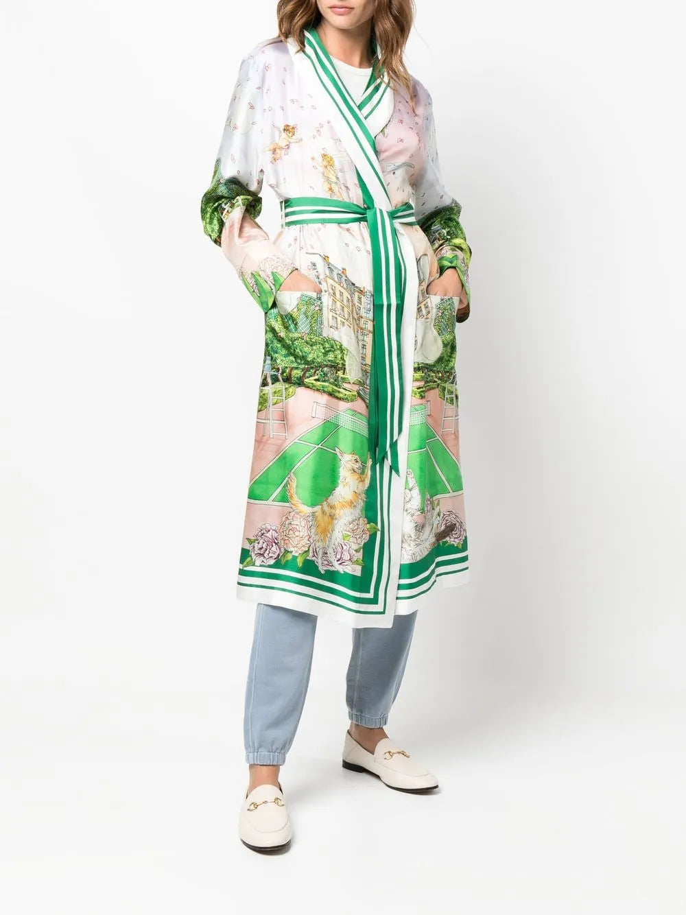 Tennis Club Belted Coat