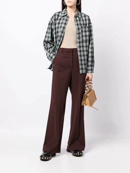 Checked Long-Sleeve Shirt