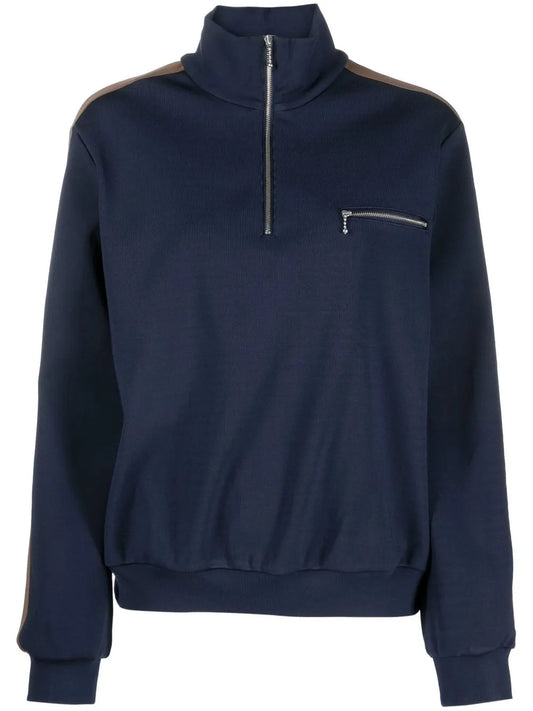 Side-Stripe Detail Sweatshirt