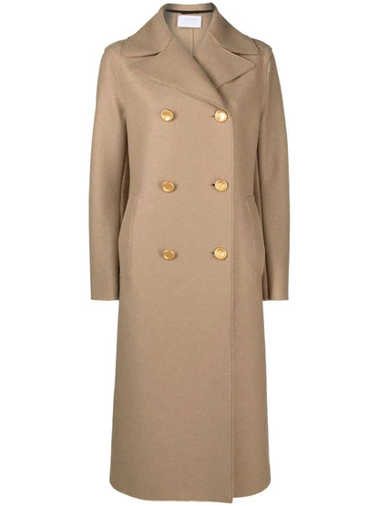 Double-Breasted Virgin Wool Coat