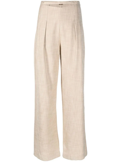 Cut-Out Wide-Leg Trousers