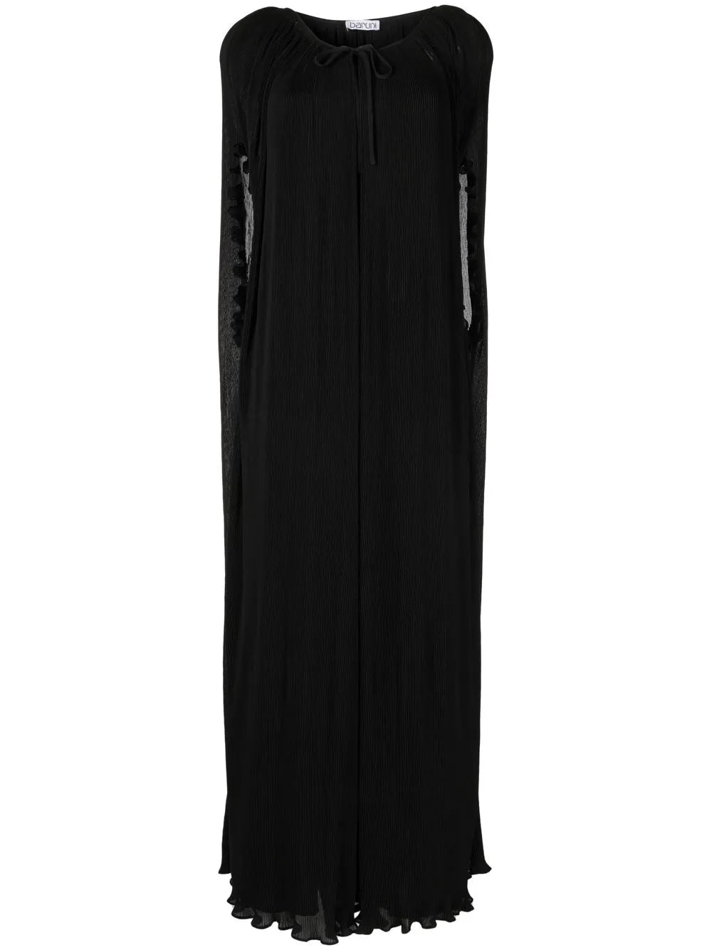 Sleeveless Dress-Cape Set