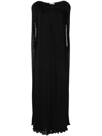Sleeveless Dress-Cape Set