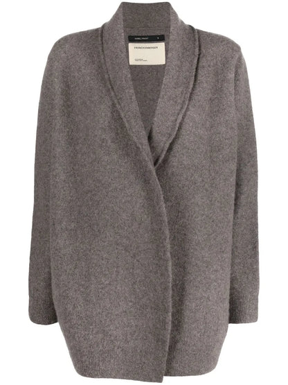 Felted-Finish Cashmere Cardigan