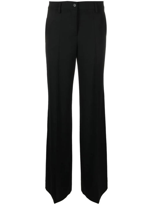Pressed-Crease Tailored Trousers