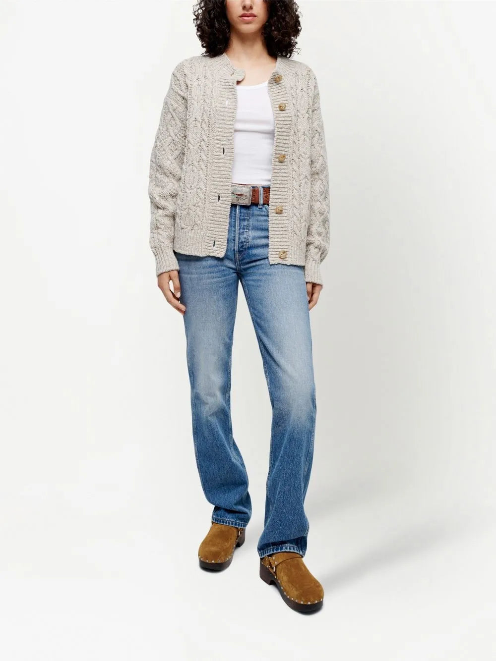 High-Rise Straight-Leg Jeans