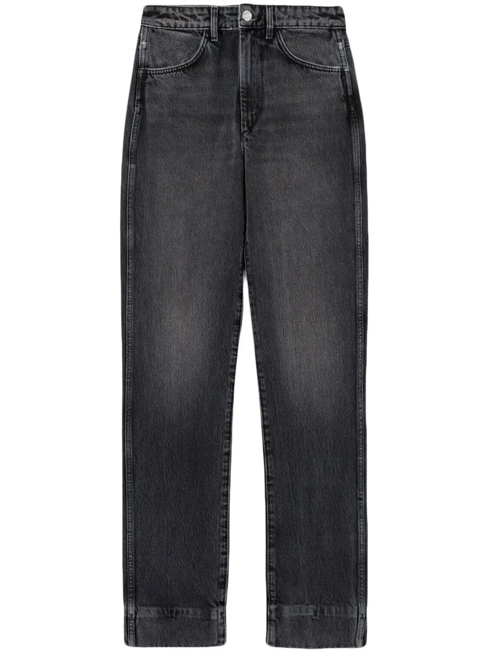 70S High-Waisted Straight-Leg Jeans