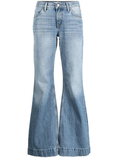 70S Low-Rise Flared Jeans