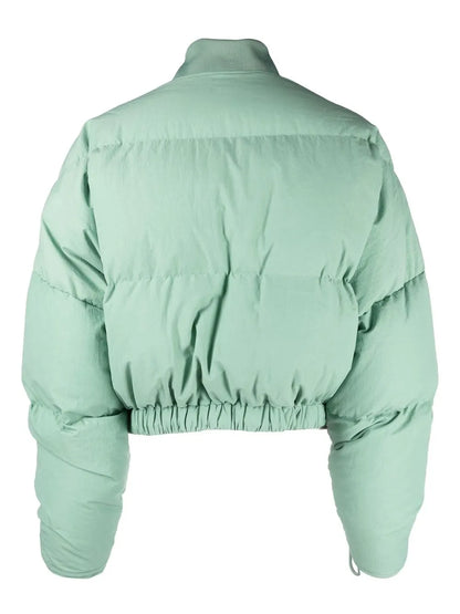 Padded Drawstring Bomber Jacket