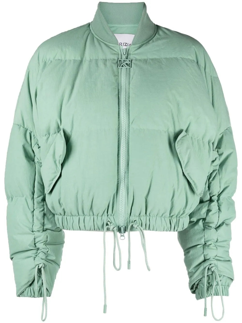 Padded Drawstring Bomber Jacket