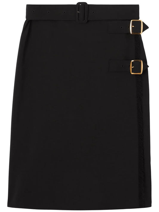 Belted Midi Skirt