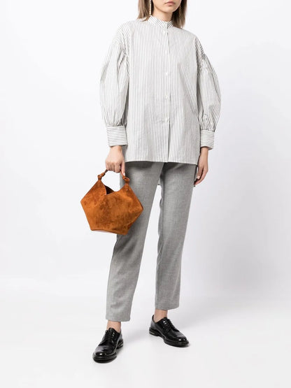 Striped Button-Down Shirt