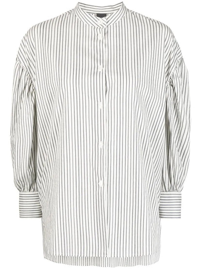 Striped Button-Down Shirt