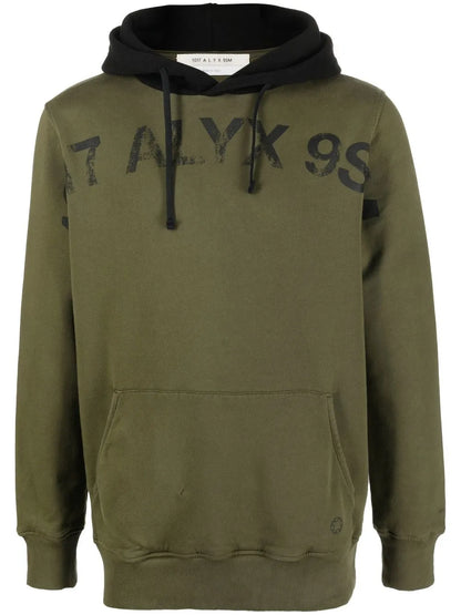 Logo-Print Cotton Hoodie