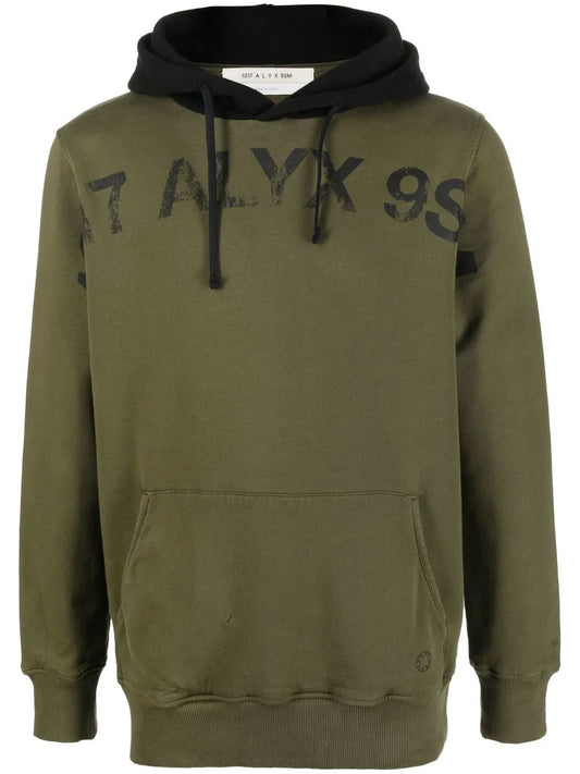 Logo-Print Cotton Hoodie