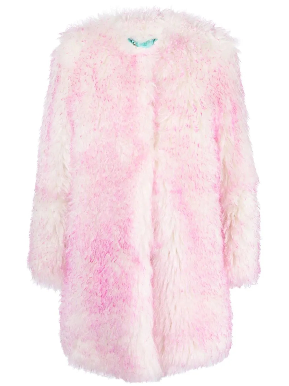 Faux-Fur Long-Sleeve Coat