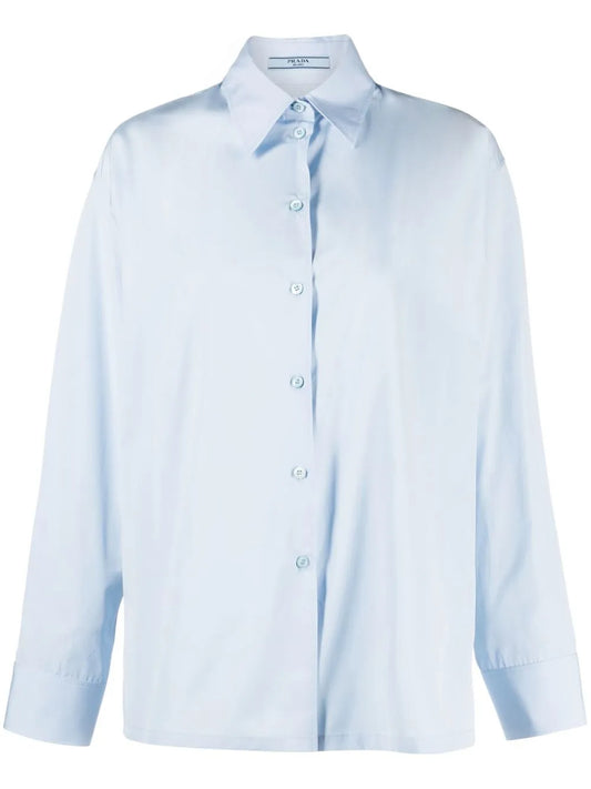 Long-Sleeved Button-Up Shirt