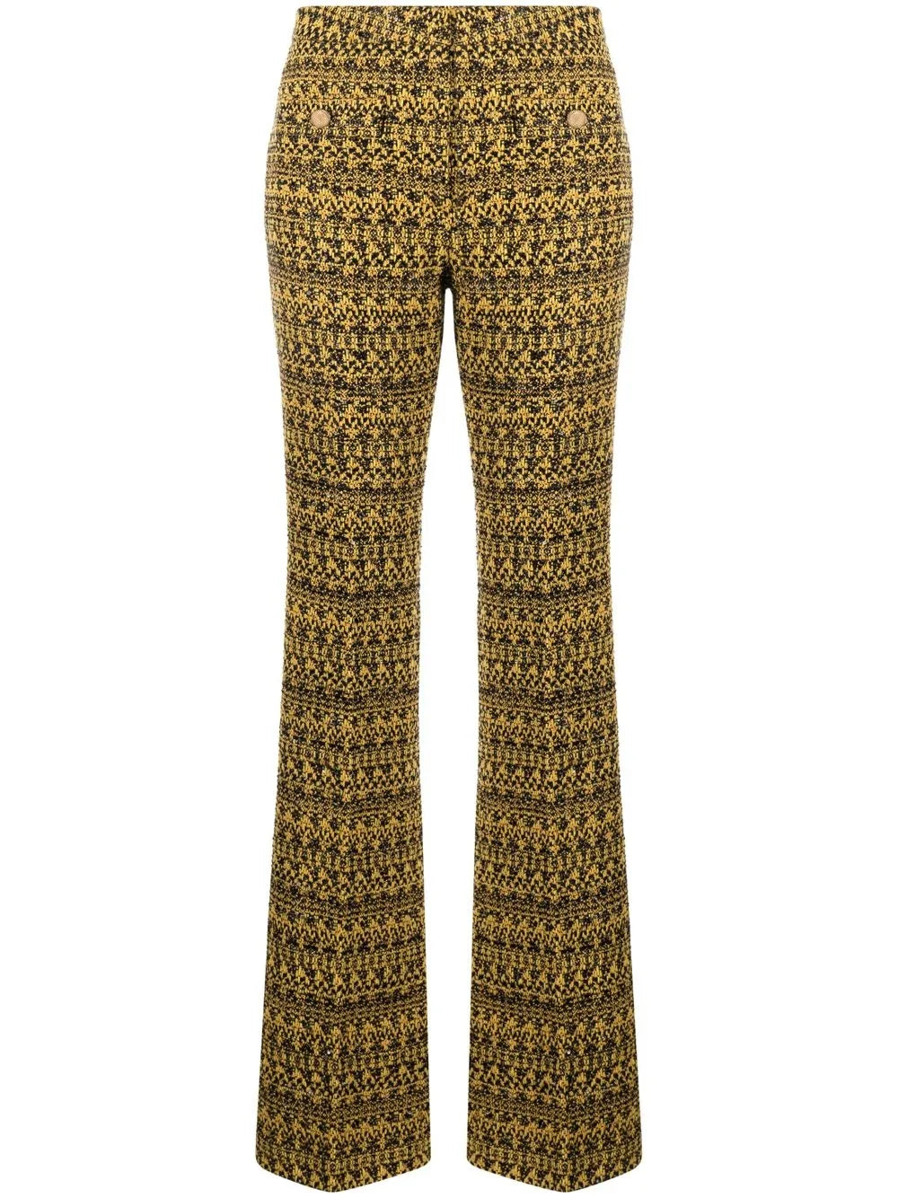 Graphic-Print Tailored Trousers
