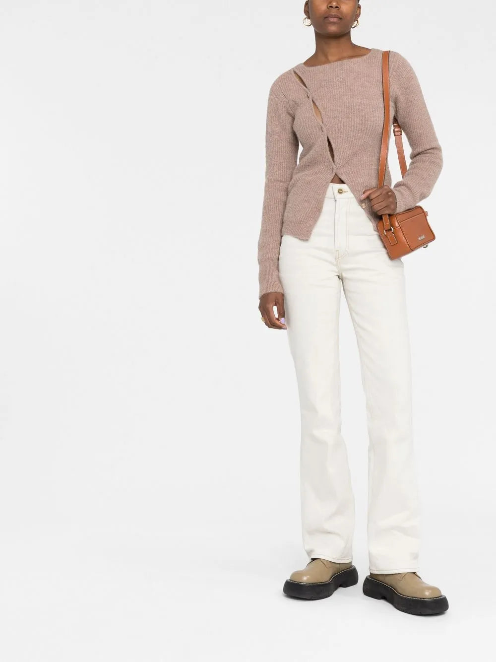 La Maille Pau Asymmetric Cardigan