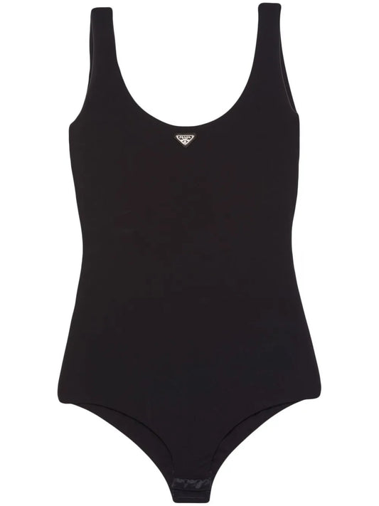Triangle-Logo Bodysuit
