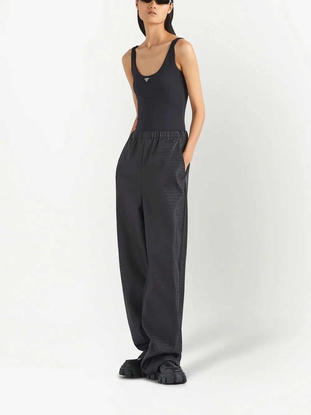 Triangle-Logo Bodysuit