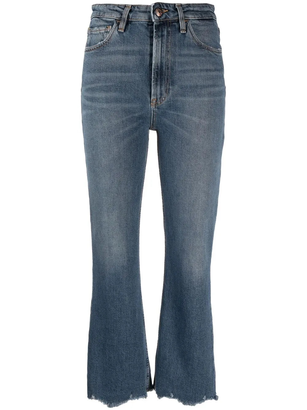 High-Rise Bootcut Jeans
