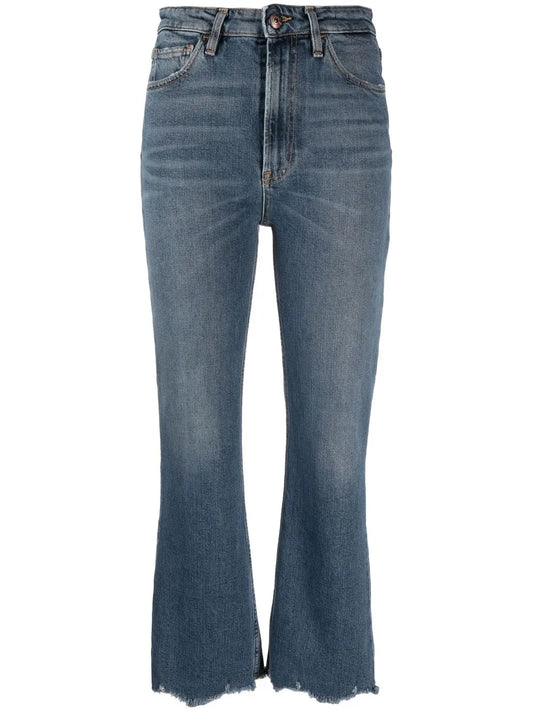 High-Rise Bootcut Jeans