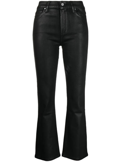 Claudine Coated Flared Jeans