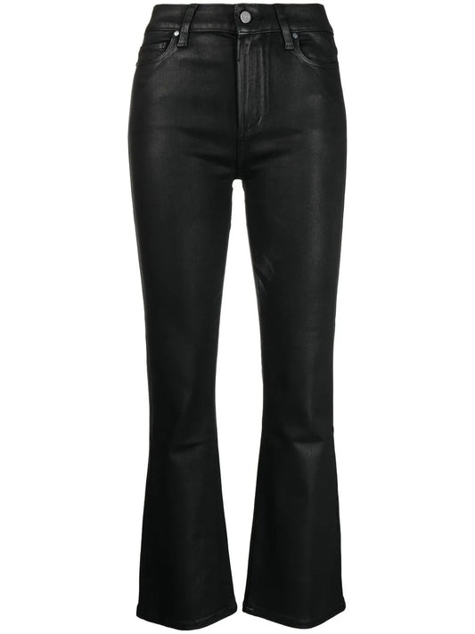 Claudine Coated Flared Jeans
