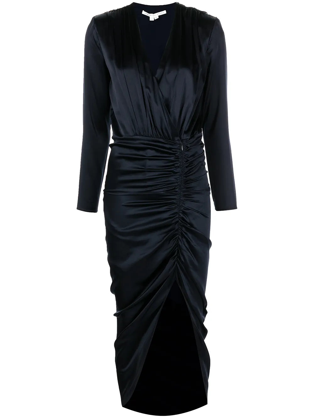 Cameri Ruched Long-Sleeve Midi Dress