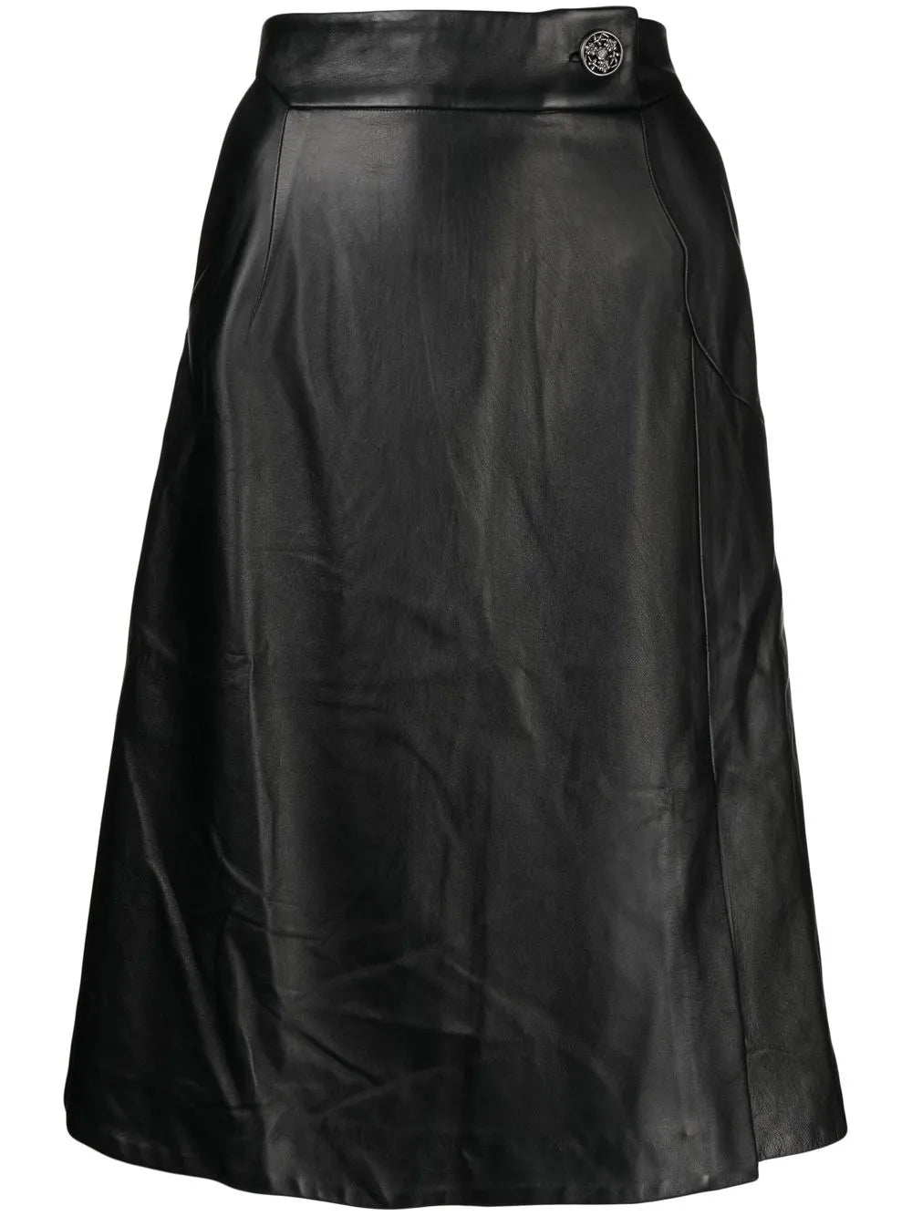 Leather Midi Skirt